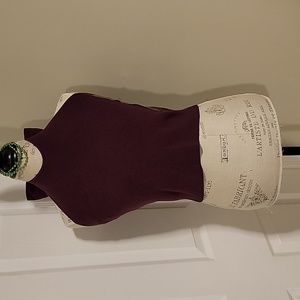 Banana Republic women's purple halter crop top lightweight sweater Size Medium